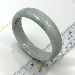 A Grade Celadon White Jadeite Bangle Bracelet