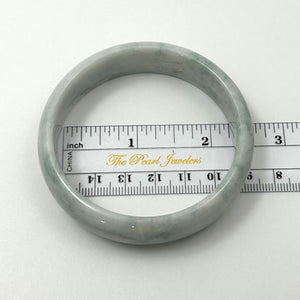 A Grade Celadon White Jadeite Bangle Bracelet