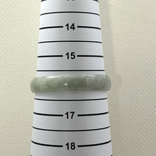 Load image into Gallery viewer, A Grade Celadon White Jadeite Hand-Carved Bangle – 52mm Inner Diameter