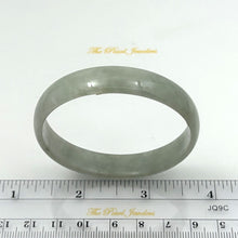 Load image into Gallery viewer, A Grade Celadon White Jadeite Hand-Carved Bangle – 52mm Inner Diameter