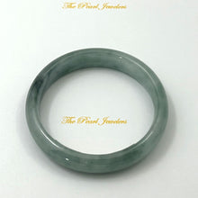 Load image into Gallery viewer, A Grade Green Jadeite Hand-Carved Bangle – 12mm Width
