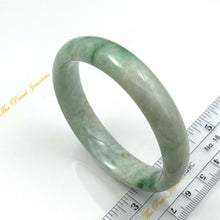 Load image into Gallery viewer, A Grade Green Jadeite Hand-Carved Bangle – 12mm Width
