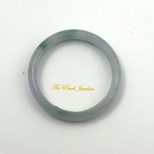 Load image into Gallery viewer, A Grade Green Jadeite Modern Round Solid Bangle – 13mm Width