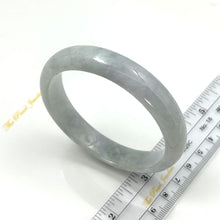 Load image into Gallery viewer, A Grade Ice Pale Green Jadeite Hand-Carved Cabochon Bangle