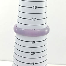 Load image into Gallery viewer, A Grade Lavender Jadeite Hand-Carved Cabochon Bangle – 13mm Width