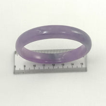 Load image into Gallery viewer, A Grade Lavender Jadeite Hand-Carved Cabochon Bangle – 13mm Width