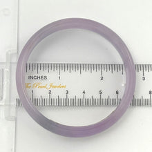 Load image into Gallery viewer, A Grade Lavender Jadeite Hand-Carved Cabochon Bangle – 13mm Width