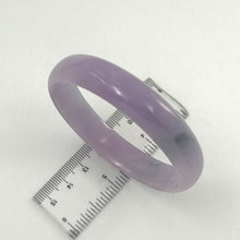 Load image into Gallery viewer, A Grade Lavender Jadeite Hand-Carved Cabochon Bangle – 11mm Width