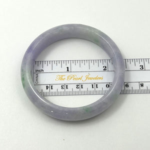 A Grade Natural Pale Lavender Jadeite Bangle Bracelet – 54mm Inner Diameter