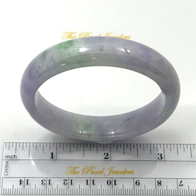 A Grade Natural Pale Lavender Jadeite Bangle Bracelet – 54mm Inner Diameter