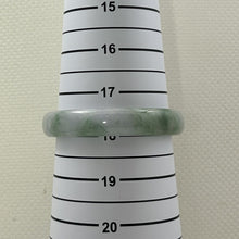 Load image into Gallery viewer, A Grade Pale Green Jadeite Hand-Carved Modern Round Solid Bangle – 13mm Width