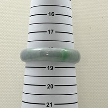 Load image into Gallery viewer, A Grade Pale Green Jadeite Hand-Carved Modern Solid Bangle – 15mm Width