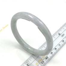 Load image into Gallery viewer, A Grade Pale Green Jadeite Modern Round Solid Bangle – 8mm Width