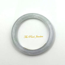 Load image into Gallery viewer, A Grade Pale Green Jadeite Modern Round Solid Bangle – 8mm Width