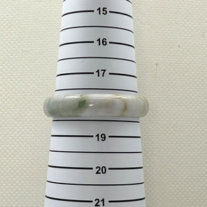A Grade Pale Lavender Jadeite Bangle Bracelet – 14mm Width