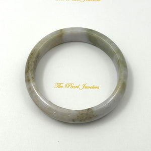 A Grade Pale Lavender Jadeite Bangle Bracelet – 14mm Width