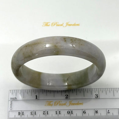 A Grade Pale Lavender Jadeite Bangle Bracelet – 14mm Width