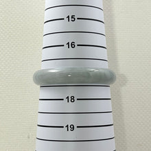 Load image into Gallery viewer, A Grade Pale Sage Green Jadeite Modern Round Solid Bangle – 12mm Width
