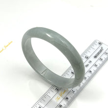 Load image into Gallery viewer, A Grade Pale Sage Green Jadeite Modern Round Solid Bangle – 12mm Width