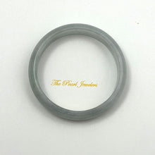 Load image into Gallery viewer, A Grade Pale Sage Green Jadeite Modern Round Solid Bangle – 12mm Width
