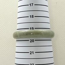 Load image into Gallery viewer, A Grade Sage Green Jadeite Hand-Carved Bangle – 12mm Width