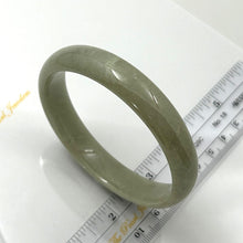 Load image into Gallery viewer, A Grade Sage Green Jadeite Hand-Carved Bangle – 12mm Width