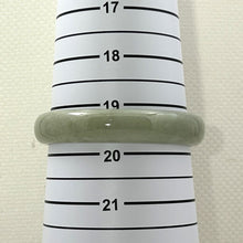 Load image into Gallery viewer, A Grade Sage Green Jadeite Modern Round Solid Bangle – 13mm Width