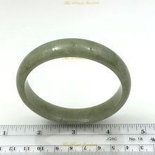 Load image into Gallery viewer, A Grade Sage Green Jadeite Modern Round Solid Bangle – 13mm Width