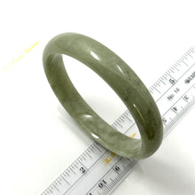 Load image into Gallery viewer, A Grade Sage Green Jadeite Modern Round Solid Bangle – 12mm Width