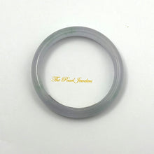 Load image into Gallery viewer, A Grade White-Green Jadeite Hand-Carved Bangle – 12mm Width
