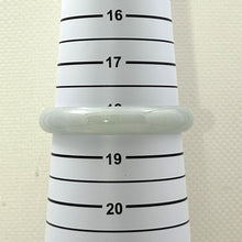 Load image into Gallery viewer, A Grade White Jadeite Modern Round Solid Bangle – 12mm Width
