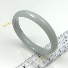 Load image into Gallery viewer, A Grade White Jadeite Modern Round Solid Bangle – 11mm Width