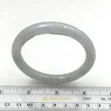 Load image into Gallery viewer, A Grade White Jadeite Modern Round Solid Bangle – 8.7mm Width