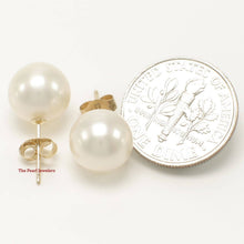 Load image into Gallery viewer, AAA High Luster White Pearl Stud Earrings