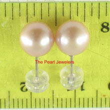 Load image into Gallery viewer, AAA 7.5–8 mm High Luster Lavender Cultured Pearl Stud Earrings