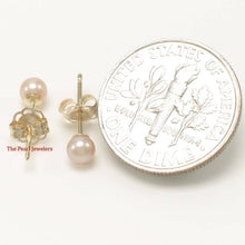 Load image into Gallery viewer, AAA 3.5 mm High Luster Lavender Cultured Pearl Stud Earrings