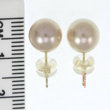 Load image into Gallery viewer, AAA 8–8.5 mm High Luster Lavender Cultured Pearl Stud Earrings