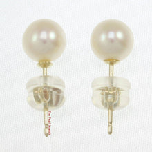 Load image into Gallery viewer, AAA 5.5–6 mm High Luster White Cultured Pearl Stud Earrings