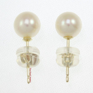 AAA 5.5–6 mm High Luster White Cultured Pearl Stud Earrings