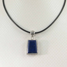Load image into Gallery viewer, Antique-Style Blue Lapis Trapezoid Pendant