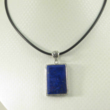 Load image into Gallery viewer, Antique-Style Lapis Rectangle Pendant