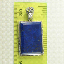 Load image into Gallery viewer, Antique-Style Lapis Rectangle Pendant