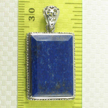 Load image into Gallery viewer, Antique-Style Lapis Rectangle Pendant