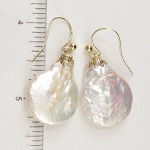 Load image into Gallery viewer, Premium Baroque Coin Pearl Fishhook Dangle Earrings