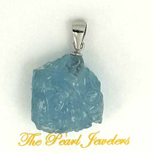 Load image into Gallery viewer, Baroque Rough Aquamarine 16 mm Pendant