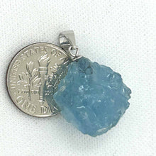Load image into Gallery viewer, Baroque Rough Aquamarine 16 mm Pendant