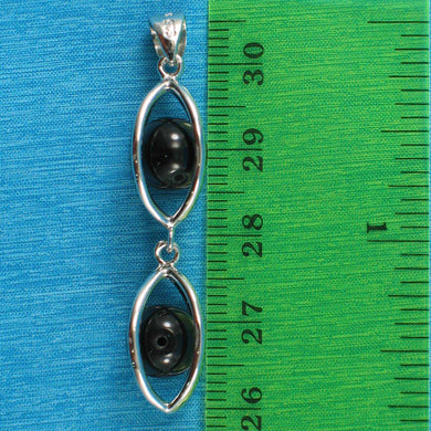 Black Obsidian Lucky Lantern Pendant
