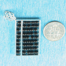 Load image into Gallery viewer, Black Onyx Abacus Pendant