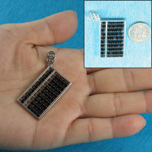 Load image into Gallery viewer, Black Onyx Abacus Pendant