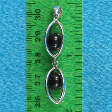 Black Onyx Lucky Lantern Pendant